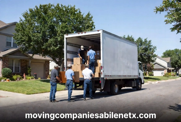 Local Abilene TX map graphic highlighting neighborhood-specific local moving expertise.